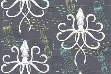 Design Challenge – Squid – Spoonflower