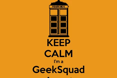 KEEP CALM I'm A GeekSquad Agent Poster