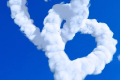 Heart Shaped Clouds HD Desktop Wallpapers : High Definition ...
