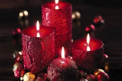 Red Color Candles Wallpapers   HD Wallpapers