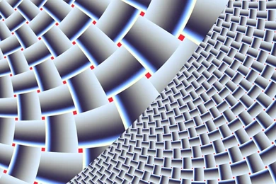 Weave With Red Wallpaper, Fractal Art By Vicky