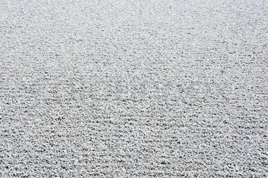 Backgrounds Of Gravel Arranged In Lines In A Stone Stock Photo