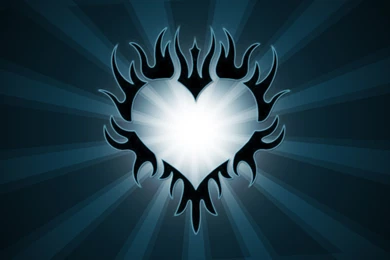 Dital Fire Heart Hd Wallpapers