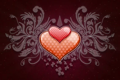 Heart Love Vector Wide Wallpapers