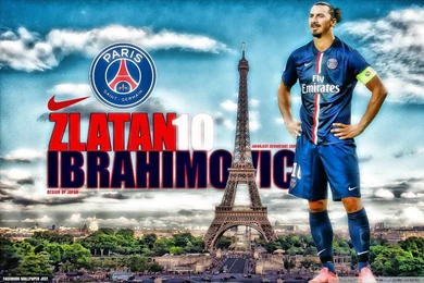 ZLATAN IBRAHIMOVIC PSG HD Desktop Wallpapers : Widescreen : High ...