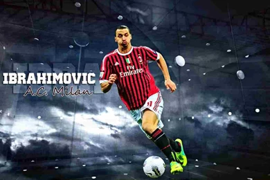 Zlatan Ibrahimovic AC Milan Wallpapers 2012
