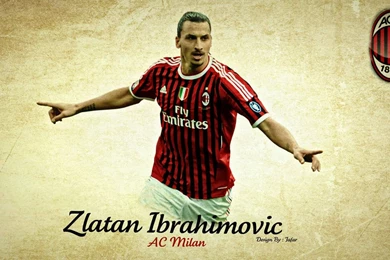 New Zlatan Ibrahimovic   A.C Milan Wallpapers