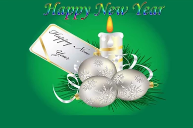 Happy New Year With Christmas 2014 HD Wallpapers