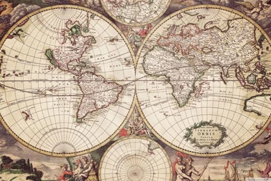 Old Earth Map HD Desktop Wallpapers : Widescreen : High Definition ...