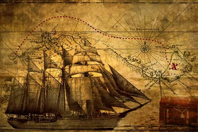 Image Of Vintage Maps