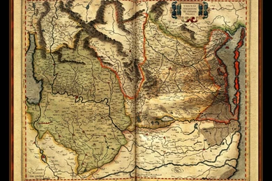 Map Wallpapers   Illuminated Manuscript Atlas Of Maps For Desktop ...