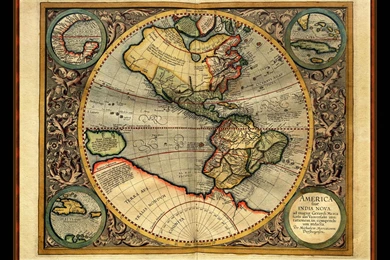 Map Wallpapers   Illuminated Manuscript Atlas Of Maps For Desktop ...