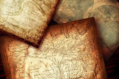 I Love Old Maps. I Wish I Had Enough To Wallpapers A Section Of My ...