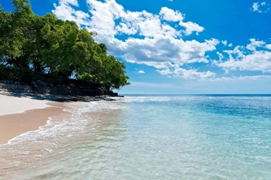 1280x800 Caribbean Beach Turquoise Lake Desktop PC And Mac Wallpapers