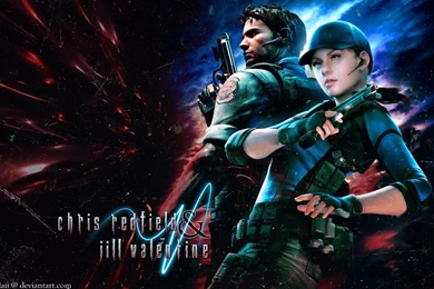 Chris & Jill   Resident Evil 5   BurnOut ~FC~ Wallpapers (25359329 ...