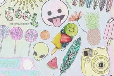 Tumblr Collage iPhone 5 Wallpaper!