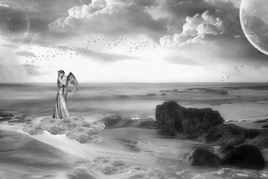 3D FANTASY ANGEL WALLPAPER   (