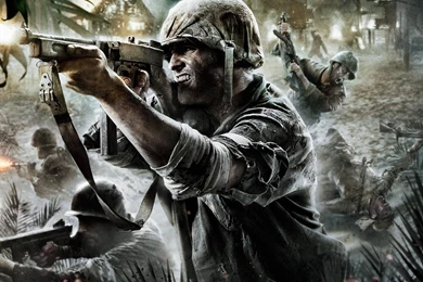 Soldiers War Guns Battle Call Of Duty World At War Wallpapers ...