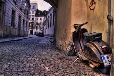 Old Vespa HD Wallpapers For Desktop