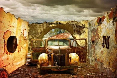 Old Rusty Car HD Backgrounds Wallpapers 5351   HD Wallpapers Site