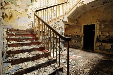 Houses: Stairs Houses Ruins House Old Ruin HD Wallpapers For HD 16 ...