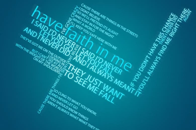 Faith Typography A Day To Remember Wallpapers