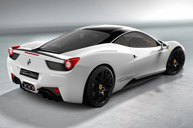 Gallery For   White Ferrari Wallpapers