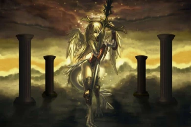 Download Mobile Wallpaper: Sexy, Anime, Girls, Swords, Angels ...