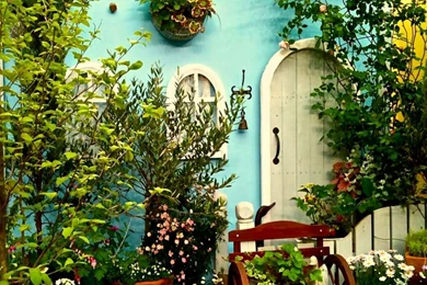 Gardens Wallpaper: Cottage Garden Wallpapers Cottage Garden ...