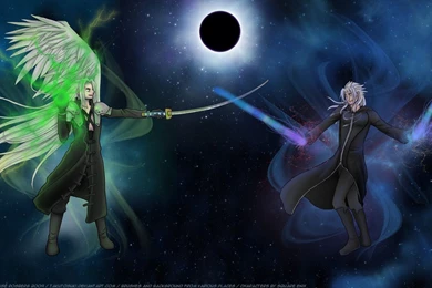 Sephiroth And Xemnas By Hyacinthess On DeviantArt