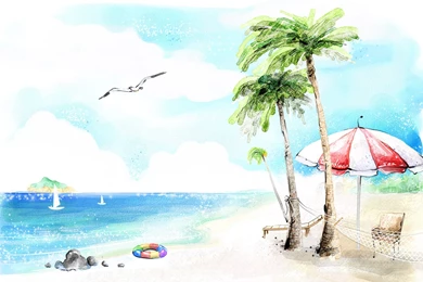 Wallpaper, Thumbnails, Cartoon, Color, Water, Art (