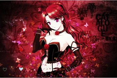 DeviantArt: More Like Red Girl WallPaper By AlexisAguirrez