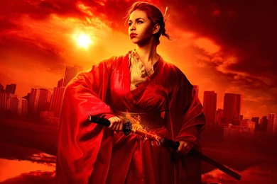 Wallpapers Fire Red Warrior Girl   1920 X 1200   Fantasy Fairy ...