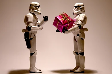 Stormtroopers With A Christmas Present, Star Wars, Funny ...