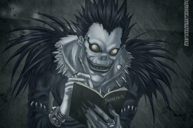 Death Note Light And Ryuk   Wallpaper.
