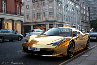 Ferrari 458 Italia Wrap Vinyl Chrome Or Wallpapers