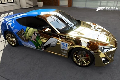 Forza 5   Subaru BR Z Zelda Windwaker Wallpapers