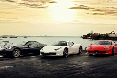 Ferrari 458 Italia Black And White   Image