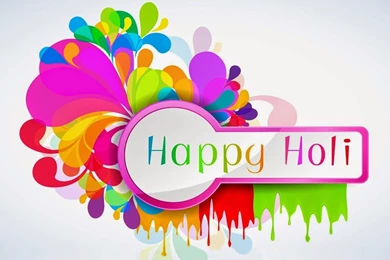 Widescreen Happy Holi Desktop Backgrounds