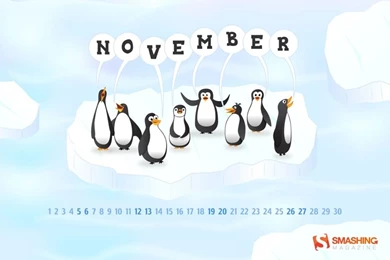 Kishkoosh.com :: Desktop Wallpaper: The Penguin Choir