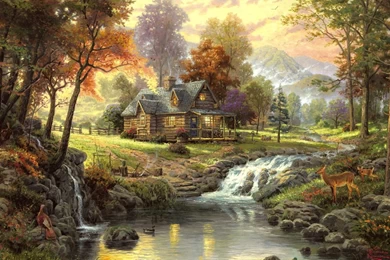 Thomas Kinkade Wallpapers For Computer   Wallpapers Cave