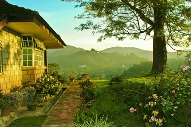 Wallpapers Desk : Cottage Garden Wallpaper, Cottage Garden ...