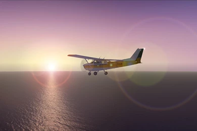 Celsius Gaming Network   FSX: Cessna 172 VFR Flight [KPRB KSBP]