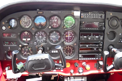 Cessna 172 Instrument Panel   (