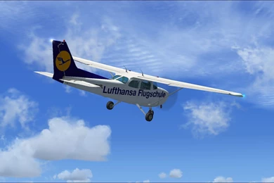 Lufthansa Flightschool Cessna 172 For FSX