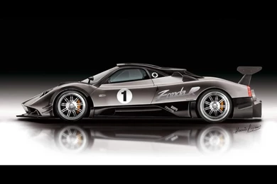 2007 Pagani Zonda R   Side Logo   1024x768   Wallpapers