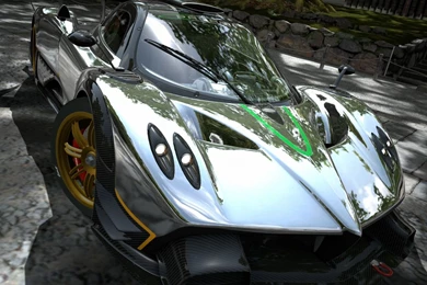 Download Pagani Zonda R Chrome Wallpapers   Wallpapers Widest