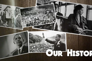 Black History Month 5 Video, PowerPoint, Graphics