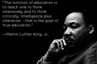 Intelligence Plus Character   Black History Month   Martin Luther ...