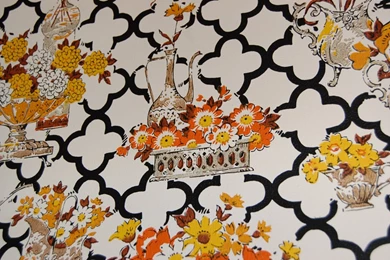 Amazing Full Roll 70s Retro Kitsch Wallpapers By HoneyandBumble